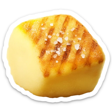 isolated one grilled gnocchi sticker
