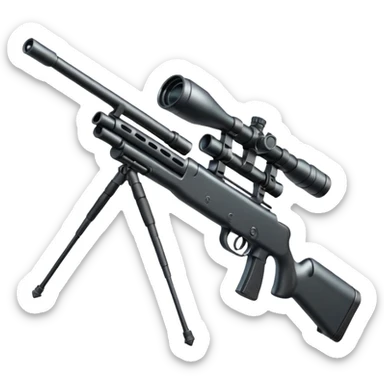 Sniper gun emoji sticker
