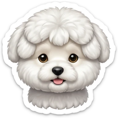 bichon sticker