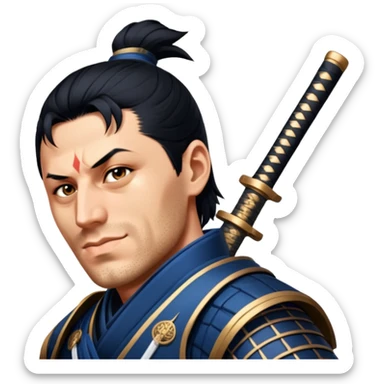 Vigilant Samurai sticker