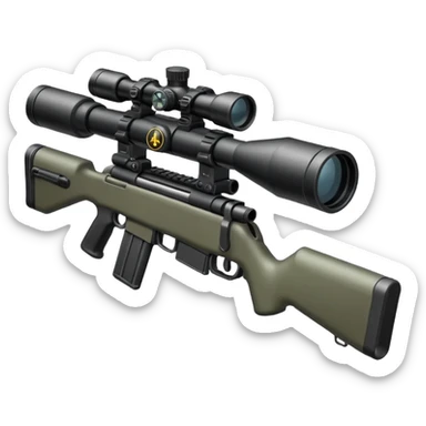 Sniper rifle sticker