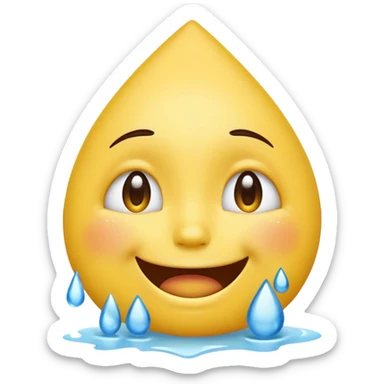Tears of Joy emoji—iOS style. sticker