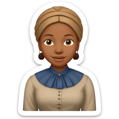 harriet tubman as a kid sticker