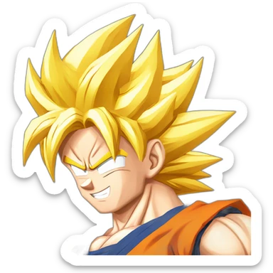 Goku ssj 1 sticker