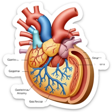 gastrointestinal anatomy sticker