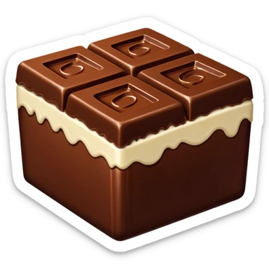 dubai Chocolate piece sticker