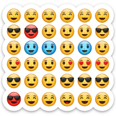 Aesthetic emoji's sticker