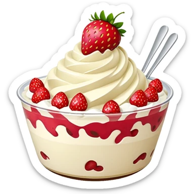 strawberry bingsu sticker
