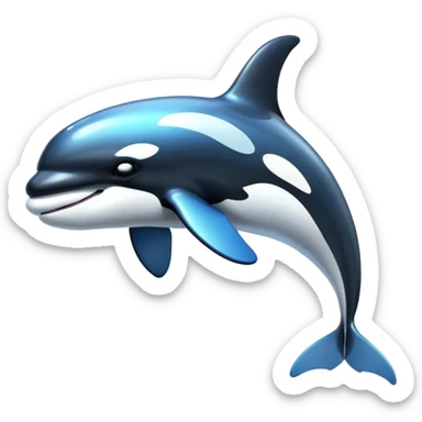cybernetic orca sticker