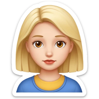 🥹🫶🏻 girl sticker