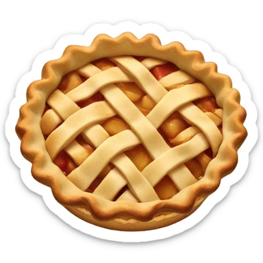 apple pie sticker