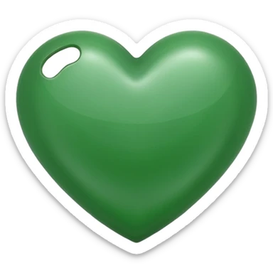 Cœur vert sticker