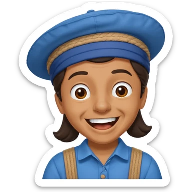 El botija del chavo del ocho riendose sticker