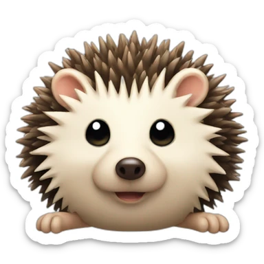 gassy hedgehog sticker