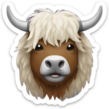 sick yak sticker