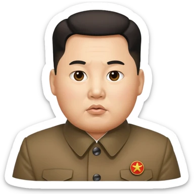 kim jong un  sticker