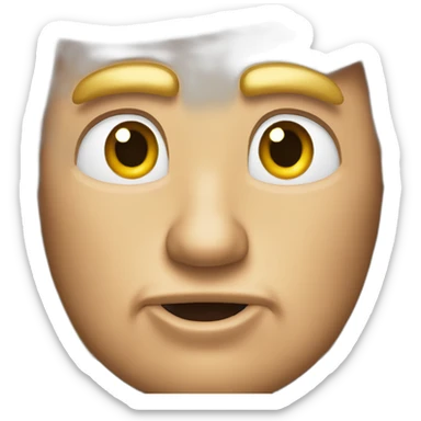 donald trump as donald duck sticker