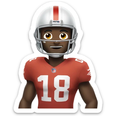 nfl player sticker