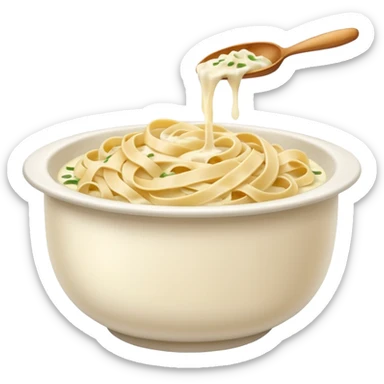 Fettuccine alfredo sticker