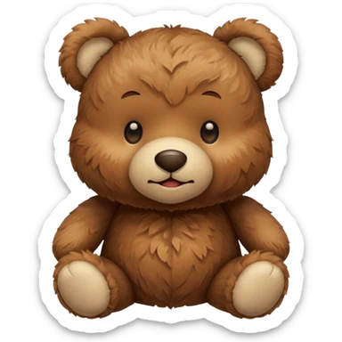 Sarılan ayıcık sticker