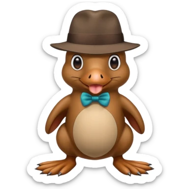 Platypus perry sticker