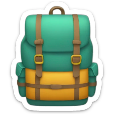 Mochila colores sticker