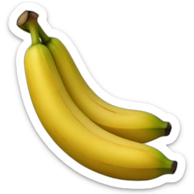 Plátano expulsando líquido por la punta sticker