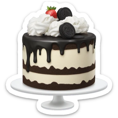 Oreo ice cream cake sticker