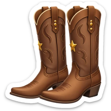 Western Cast cowboy boots sticker