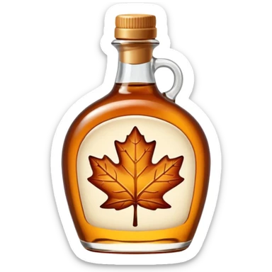 maple syrup sticker