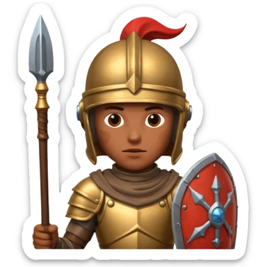 the Roman god Mars sticker