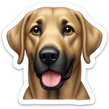 Black Lab sticker