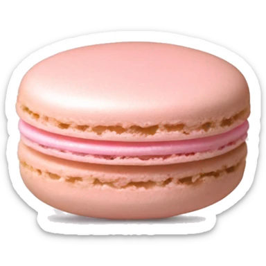 Light pink macaron sticker