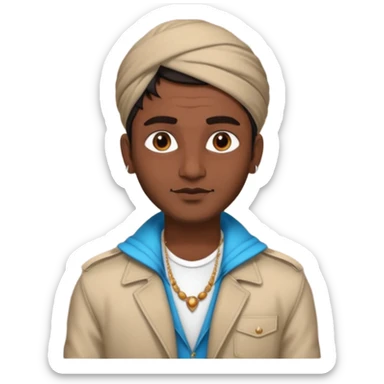 cool indian guy sticker