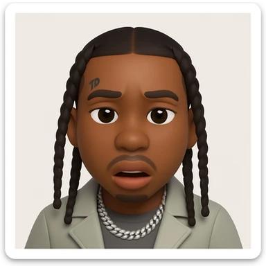 Convert this photo into a 3D emoji in the Microsoft Fluent style, closely resembling the original person with the same hairstyle, facial features, and expression. sticker