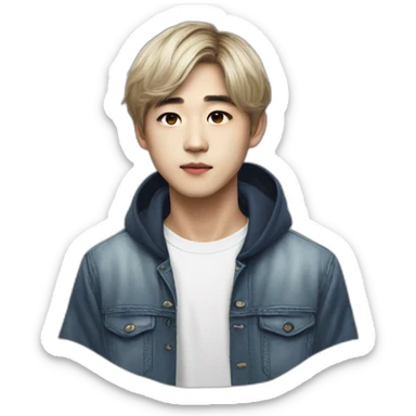 Kim taehyung realistic sticker