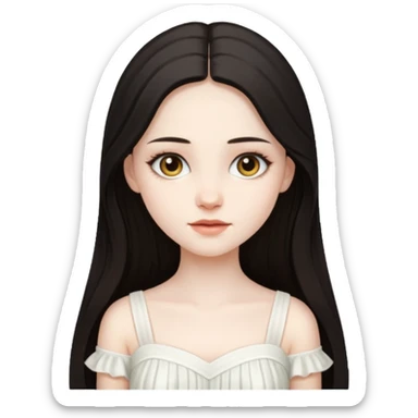 Samara in the ring movie sticker