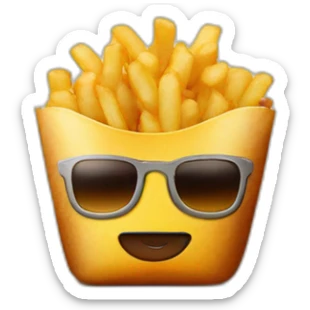 Papas fritas de McDonald's sticker