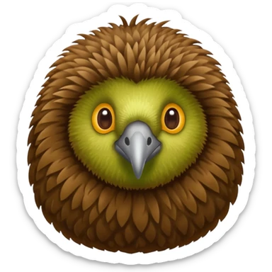 Kiwi bird sticker
