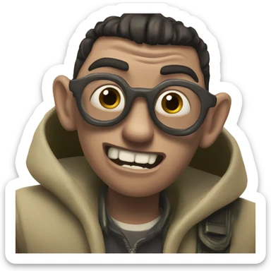 norman from paranorman  sticker