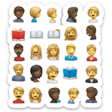 Education logo psychology sticker