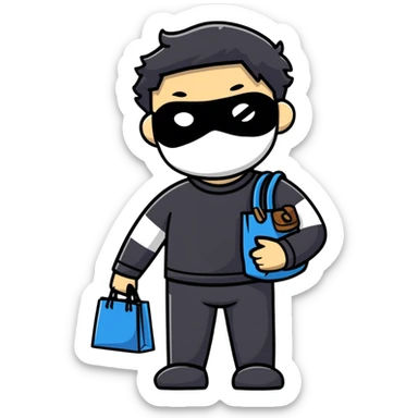 thief character sticker