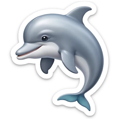 Cute dolphin  sticker