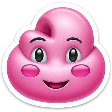 inflador rosa sticker