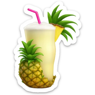 Piña colada sticker