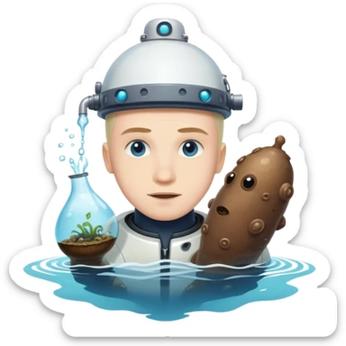Ярослав Суханов играет в игру Subnautica с какашками sticker