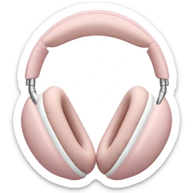 Airpods max light pink  sticker