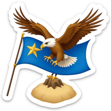 bandera franquista (aguila de san juan) sticker