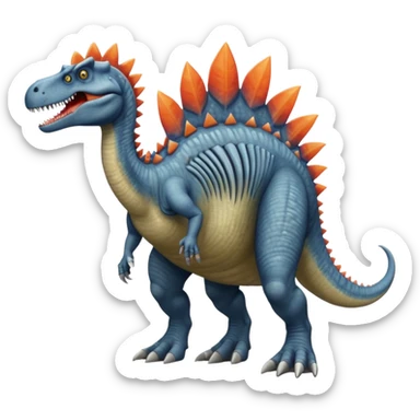 A spinosaurus that actually looks like a freaking spinosaurus  sticker