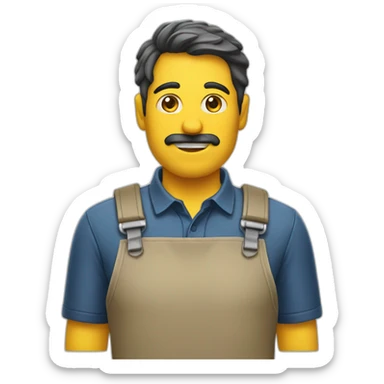 repartidor de comida sticker